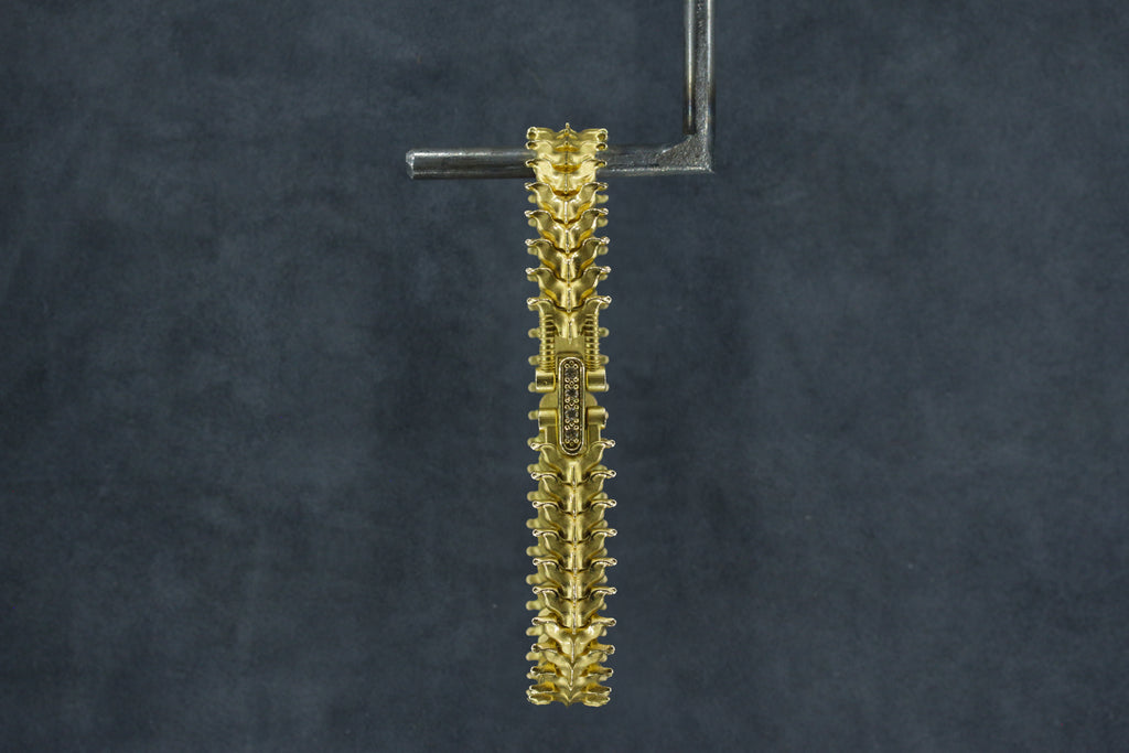 SPINALE Bracelet | 18K Gold Vertebrae Bracelet | ABALLE