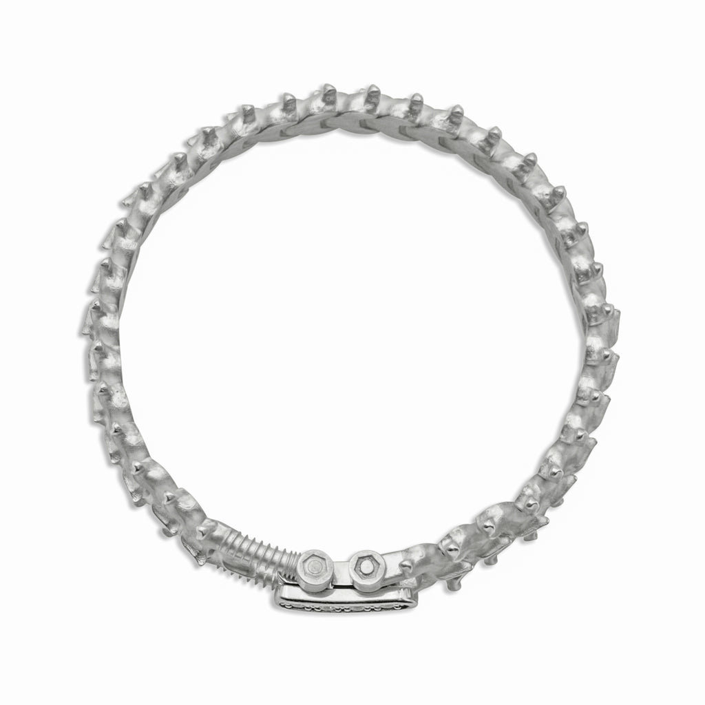 SPINALE Bracelet | Sterling Silver Vertebrae Bracelet | ABALLE