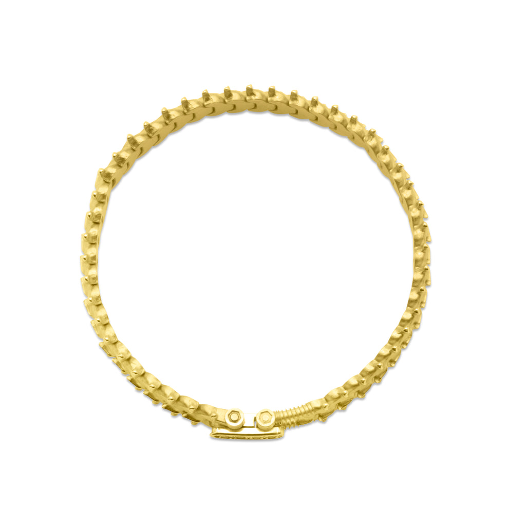 SPINALE Bracelet | 18K Gold Vertebrae Bracelet | ABALLE