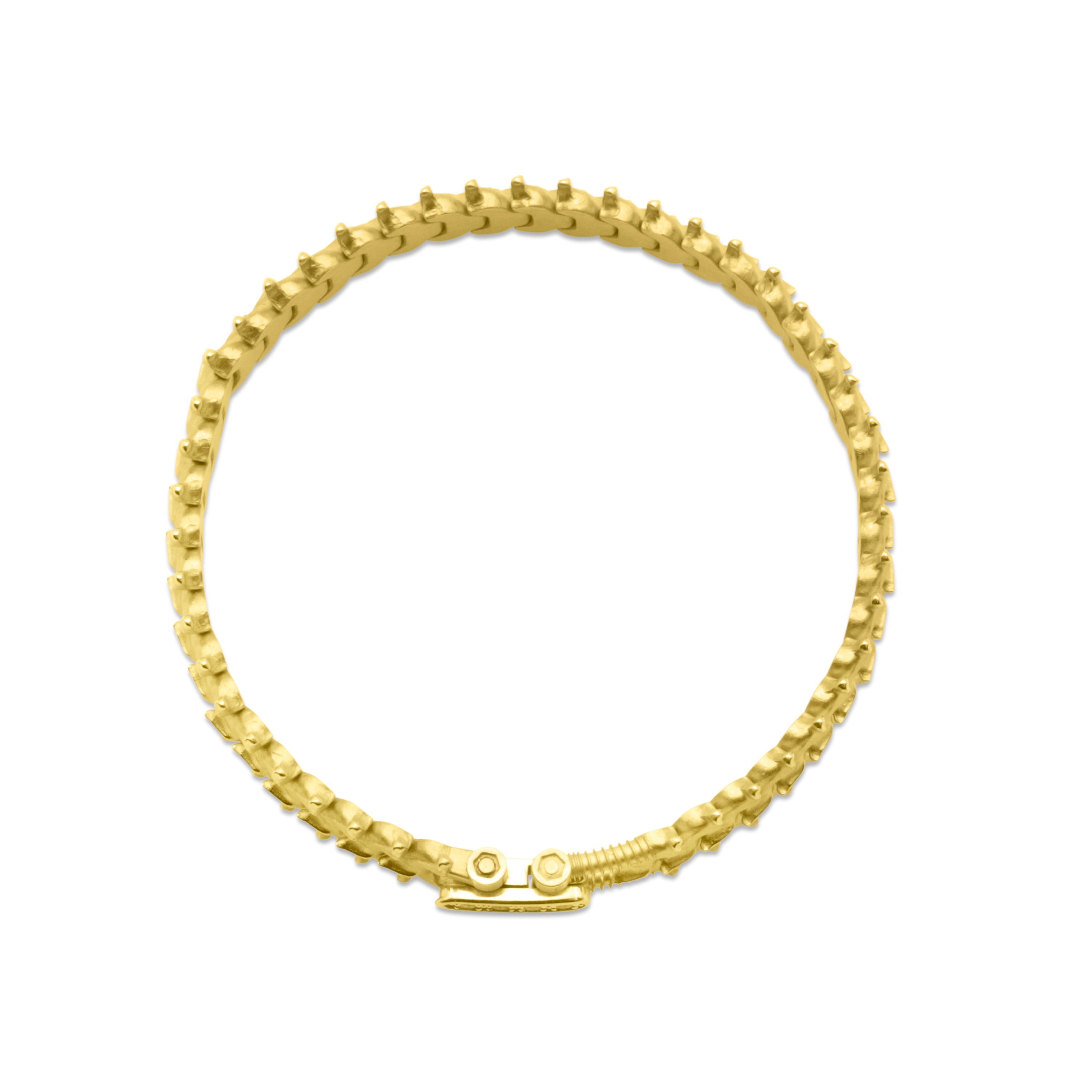 SPINALE Bracelet | 18K Gold Vertebrae Bracelet | ABALLE