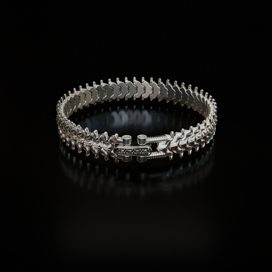 SPINALE BRACELET | MEDIUM 12MM STERLING SILVER