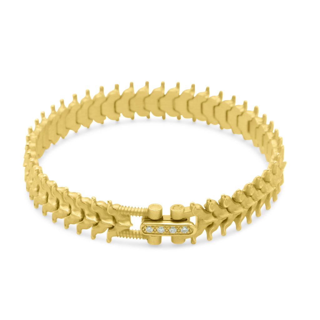 SPINALE Bracelet | 18K Gold Vertebrae Bracelet | ABALLE