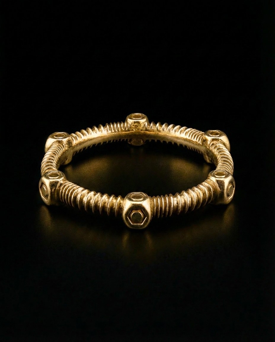 18K GOLD FERRAMENTA RING