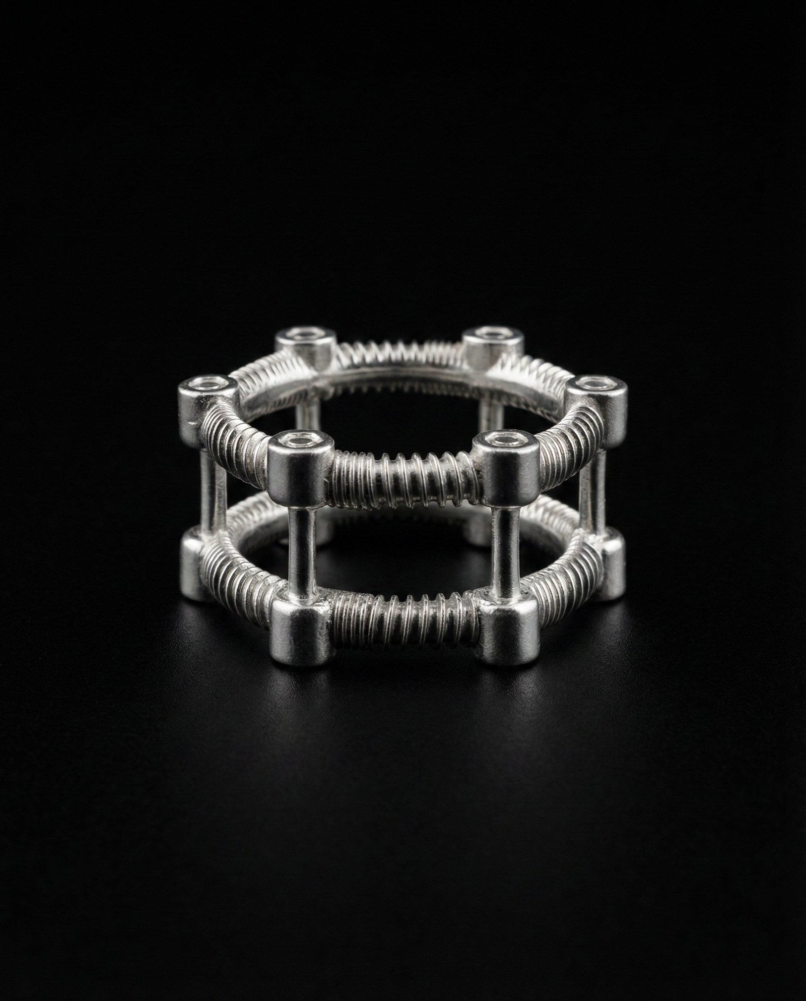 STERLING SILVER FERRAMENTA DUO RING